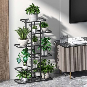 WIREKING-<span class=keywords><strong>Soporte</strong></span> de exhibición de plantas en <span class=keywords><strong>maceta</strong></span> para sala de estar, <span class=keywords><strong>maceta</strong></span> de múltiples capas para interior y <span class=keywords><strong>exterior</strong></span>, decoración del hogar - Product Image 2