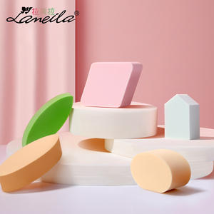 Lamela Makeup <b>Sponge</b> <b>Natural</b> <b>Sponge</b> Square Diamond Round For Foundation BB Cream Loose Powder Washable - Product Image 1