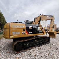 Excavatrice sur chenilles Caterpillar 320D d'occasion du Japon, 20 tonnes, hydraulique, peinture d'origine, faible nombre d'heures de fonctionnement, bon état de marche