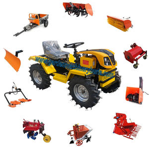 Pas cher <span class=keywords><strong>Iseki</strong></span> Traktor 4X4 chargeur tracteur/mini tracteur Mini Power Tiller 4Wd tracteur à roues pour l'agriculture - Product Image 1