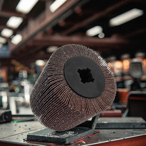 Meule de polissage en oxyde d'aluminium et zircone du fabricant 120X100X19mm meules <span class=keywords><strong>à</strong></span> tambour <span class=keywords><strong>à</strong></span> lamelles abrasives pour le métal - Product Image 1