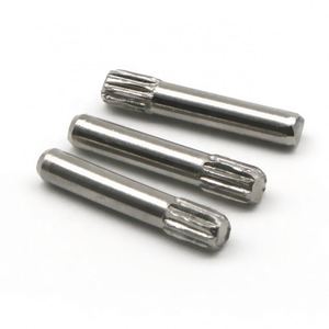 Goupille droite moletée en acier inoxydable, certifiée ISO, brillante, non revêtue, de style sous-dimensionné, pour machines industrielles, personnalisable - Product Image 3