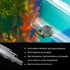 18 "şeffaf plastik sert boru 51mm x 55mm(2" X <span class=keywords><strong>2.2</strong></span> ") sıhhi tesisat, hidrolik, akvaryum, DIY için akrilik tüp yuvarlak polikarbonat boru - Product Image 4