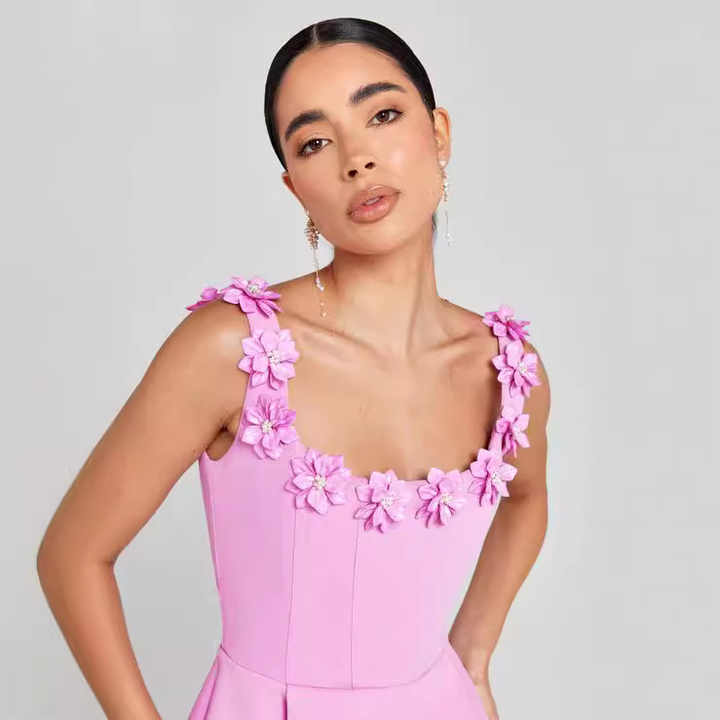 Summer Sexy Bandage Charming Irregular Sleeveless Dress