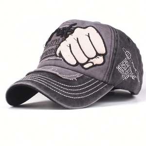 หมวกเบสบอล Gorras ล้างได้มี6แผงปักโลโก้ออกแบบได้ตามต้องการ - Product Image 4