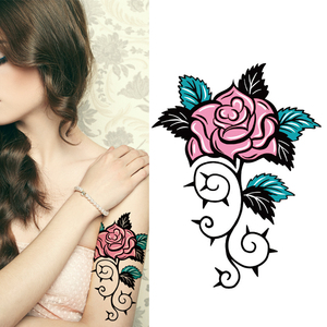 Small Arm Temporary <b>Tattoo</b> Sticker Waterproof Durable <b>Paper</b> Decal for Girls Festival Party Professional Body Art Use - Product Image 1