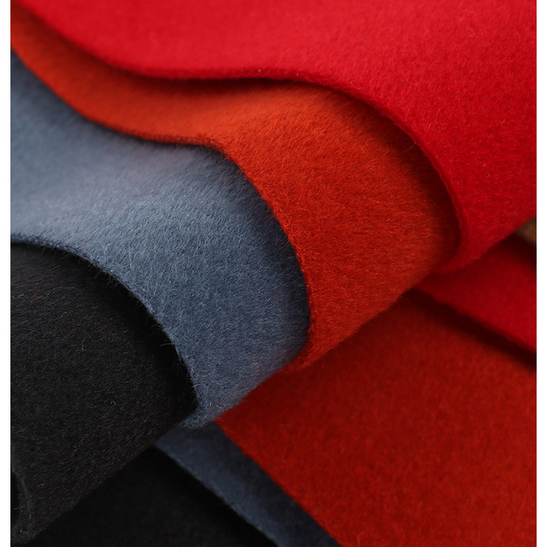 Double-faced Woolen Fabric High Quality 10 Cashmere 90 Australasian Wool Fabric for Winter Coat