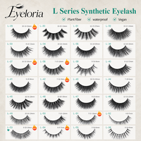 Bandes de cils de qualité 13-15 mm, faux cils, prix de gros, emballage noir et or