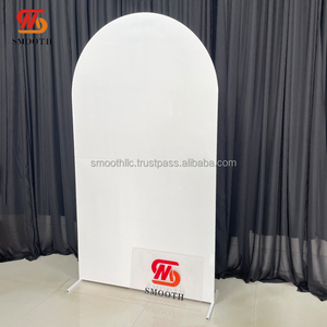 การตกแต่งซุ้มโลหะสีขาวแบบถอดออกได้การออกแบบสำหรับงานเลี้ยงงานแต่งงานงานปาร์ตี้อย่างนุ่มนวล - Product Image 2