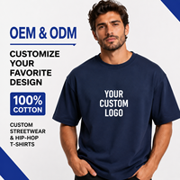 T-shirt en coton vintage de qualité supérieure, coupe ample, 300 g/m², décontracté, manches courtes, pour l'été, style hip-hop