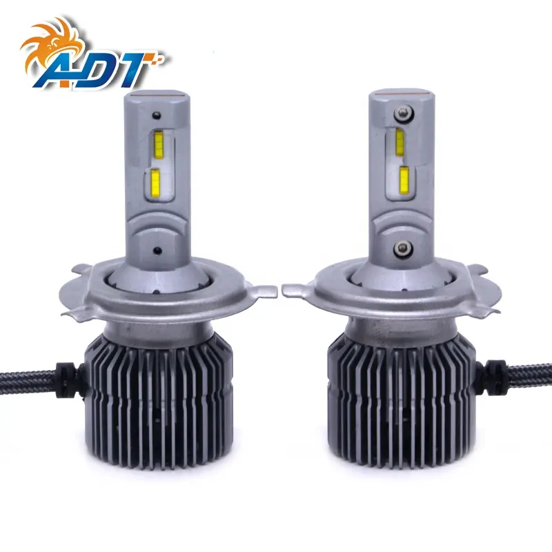 ADT led E9 H7 H11 9005 9006 H4 Hi Low Mini LED Automotive Light 360 Car Led Headlight Bulb
