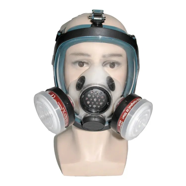 도매 공장 직판매 안면 호흡기 키트 전면 화학 마스크