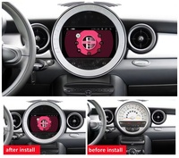 7 Zoll Android Autoradio DVD Stereo Player Auto GPS Navigation für BMW Mini (Original CD Silber) 2006-2010 Wireless Carplay WiFi