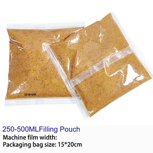 Máquina automática de envasado de bolsitas para salsas gourmet y aderezo de ensalada de 250ml-500ml para restaurantes para envolver guacamole mole salsa - Product Image 6