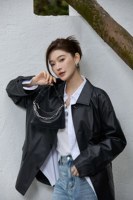 Bolso de hombro de cuero con cadena gruesa, bolsos de diseñador al por mayor, bolso hobo de media luna para llevar bajo el brazo, abastecimiento para boutiques de marca privada