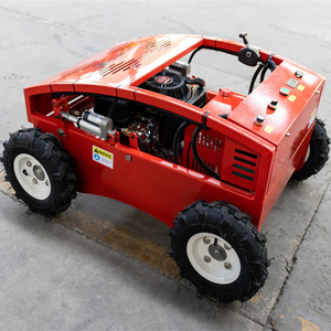 Tondeuse à gazon autotractée à 4 roues, <span class=keywords><strong>robot</strong></span> à essence pour pelouse et champ - Product Image 5