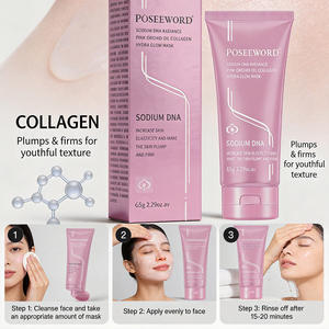 Mascarilla Facial <span class=keywords><strong>de</strong></span> <span class=keywords><strong>Gel</strong></span> Peel-Off con Ácido Hialurónico y Aceite <span class=keywords><strong>de</strong></span> Orquídea Water-Glow, Hidratante e Iluminadora, para Comercio Transfronterizo - Product Image 3