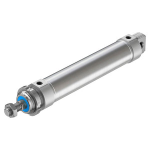 Cylindre à double action FE-STO DSNU-50-200-PPV-A, tout neuf, 100% original, course de 200 mm, amortissement réglable, RS485 196047 - Product Image 4