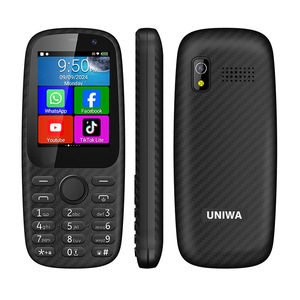 UNIWA A2408 2.4 Inch Touch Screen 4G LTE 1GB 8GB Smart Android 11 1900mAh Battery <strong>Keypad</strong> <strong>Phone</strong> <strong>with</strong> <strong>WiFi</strong> and Whatsapp