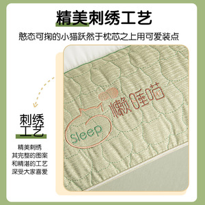 Oreiller de soutien cervical en mousse à mémoire de forme, rectangulaire, fermeté moyenne, pour adultes, étudiants, usage domestique, blanc - Product Image 3
