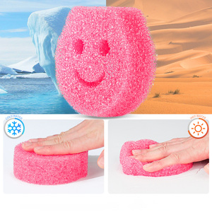 Fabricación de esponjas para platos multiusos sin arañazos para cocina con sensación fría y cálida, espuma de poliéster, exfoliante limpio - Product Image 2