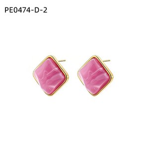 ต่างหูแฟชั่น PE0474 สำหรับผู้หญิง เครื่องประดับคุณภาพสูง - Product Image 4