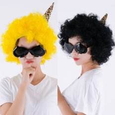 Accesorio de disfraz húmedo Gblin con cuernos para actuaciones de fiestas y eventos Wetlook Gblin con cuernos para disfraces y teatro - Product Image 1