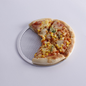 <span class=keywords><strong>Teglia</strong></span> Rotonda Antiaderente in <span class=keywords><strong>Alluminio</strong></span> con Rete <span class=keywords><strong>per</strong></span> <span class=keywords><strong>Pizza</strong></span>, Set di Piatti e Teglie Durevoli <span class=keywords><strong>per</strong></span> Cucinare - Product Image 3
