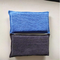 Éponge de nettoyage de voiture en microfibre avec applicateur de nettoyage intérieur et poils en nylon