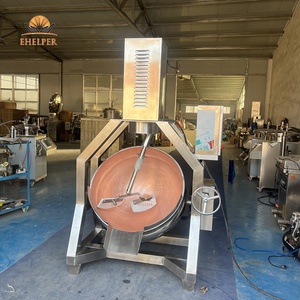Olla <span class=keywords><strong>de</strong></span> Cobre T2 para Sirope <span class=keywords><strong>de</strong></span> Azúcar, Toffee y Mermelada, con Mezclador Planetario y Tapa Basculante |   Olla <span class=keywords><strong>de</strong></span> Cobre para Cocinar con Mezclador Planetario Semiautomático - Product Image 4