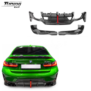 Difusor Trasero Estilo VT de Fibra de Carbono con Luz LED para <span class=keywords><strong>BMW</strong></span> Serie <span class=keywords><strong>3</strong></span> G20LCI <span class=keywords><strong>2023</strong></span>+ Kit de Conversión de Actualización - Product Image 1