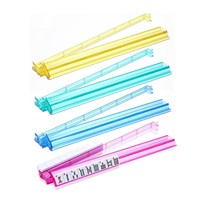 Rangements et poussoirs classiques portables pour Mahjong, Règle de tri et de poussage 2-en-1 pour Mahjong américain, en acrylique transparent, rotative, tout-en-un, 4 couleurs