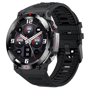 Montre connectée pour homme Drioshipping, batterie de 400 mAh, écran de 1,32 pouce, étanche IP68, tracker de fitness pour les sports de plein air, Bluetooth - Product Image 1