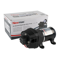 Pompe à eau de mer électrique à diaphragme Newmao 40 PSI à pression à la demande 12V Flojet