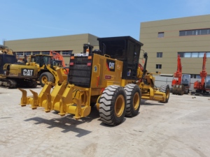 Niveleuse à moteur CAT 120H 140H 140K 120H 14G d'occasion niveleuse de route Caterpillar de seconde main machines de construction - Product Image 3