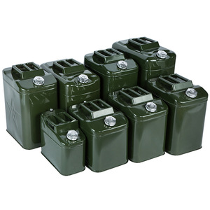 Flat Rectangular <strong>Gasoline</strong> Tanks 10 20 30 Liter Durable Fuel <strong>Canisters</strong> For Cars <strong>Motorcycles</strong> Vehicle Mounted Storage - Product Image 1