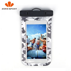Bolsa seca de PVC de alta calidad, funda de teléfono impermeable táctil con estampado personalizado para protección de teléfono móvil, <span class=keywords><strong>tamaño</strong></span> y Color personalizables - Product Image 3