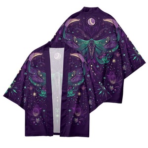 Veste japonaise pratique Haori Anime Papillon, manteau ouvert, voyage, cosplay, événements, hommes femmes, kimono <span class=keywords><strong>japonais</strong></span> traditionnel - Product Image 5