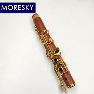 คลาริเน็ต MORESKY G Oehler System ไม้เรดวูด โมปาน ชุบทอง 18 คีย์ รุ่นปรับแต่งพิเศษ M211 - Product Image 2
