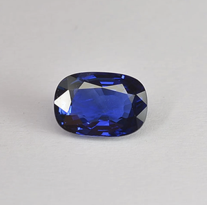 พลอยไพลินสีน้ำเงินธรรมชาติทรงคุชชั่นเจียระไนเหลี่ยมเพชรพลอย สำหรับทำเครื่องประดับ ราคาโรงงาน รับรองคุณภาพ - Product Image 1