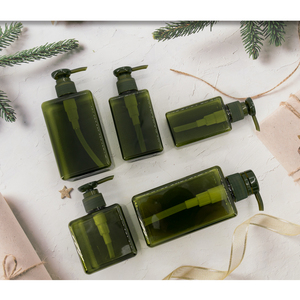 Manufacturers Packaging Body Lotion And Conditioner Green Cheap Shampoo Bottle Plastic Bottles