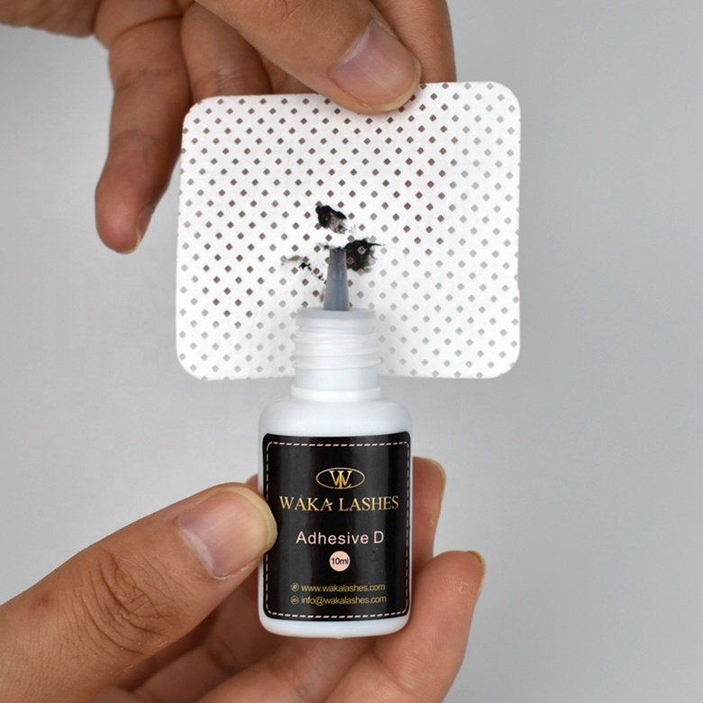 Eyelash Extensions Tools Custom Glue Cotton paper Bottle Clean Nozzle Eyelash Glue Remover Lash Adhesive Remover Glue paper