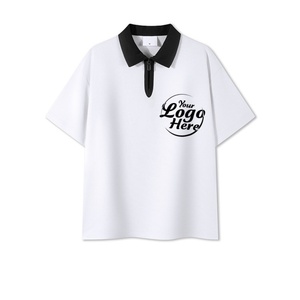 Camiseta Casual de Manga Corta para Hombre, Tejida, Transpirable, de Gran Tamaño, con Bloques de Color, de Buena Calidad al por Mayor - Product Image 6
