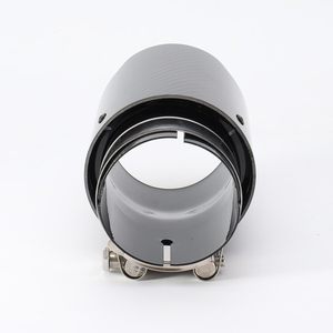 Embouts d'échappement universels en fibre de carbone brillante à sortie simple pour type <span class=keywords><strong>Akrapovic</strong></span> - Product Image 6