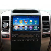 Pour Toyota Prado 2004 2005 2006 2007 2009, Autoradio GPS de Navigation Android avec Stéréo FM, CarPlay et Lecteur DVD