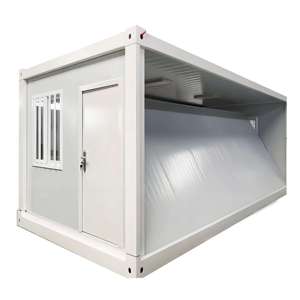 Casa Prefabbricata Industriale Pieghevole Usata 80mq, Casa di Lusso in Acciaio per <span class=keywords><strong>Vendita</strong></span>, Fattoria per Esterni - Product Image 3