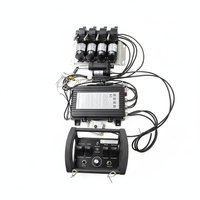 Vente directe usine de télécommandes de grue en plastique personnalisées à 4 joysticks, code d'apprentissage, étanches IP68, rechargeables, portée 500m
