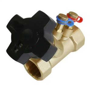 DN20真ちゅう製調整圧力流量計バルブ回路流体制御バルブ静的バランシングバルブ (テストポイント付き) - Product Image 3