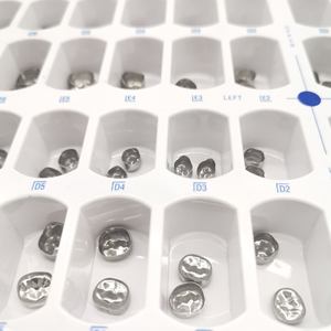 Kit de recharge de <span class=keywords><strong>couronne</strong></span> pour enfants molaires primaires en acier inoxydable <span class=keywords><strong>dentaire</strong></span> de bonne qualité pour <span class=keywords><strong>couronne</strong></span> de bébé - Product Image 6