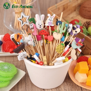 Palillos de Bambú para Cócteles de 15 cm, Brochetas para Barbacoa, Ecológicos, Seguros para Alimentos, Desechables, Modernos, Sencillos y Portátiles para Uso con Alimentos y Frutas - Product Image 3